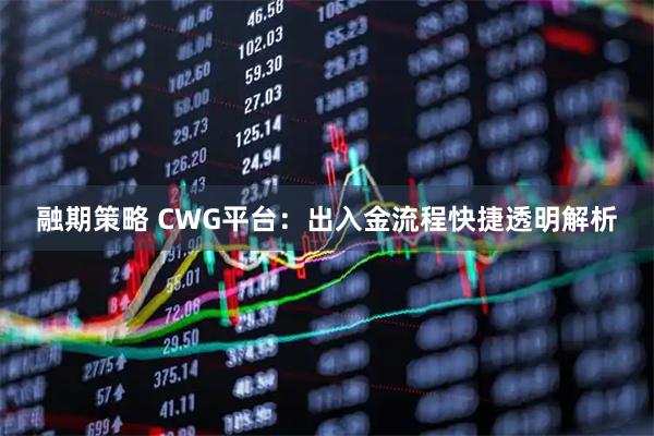 融期策略 CWG平台：出入金流程快捷透明解析