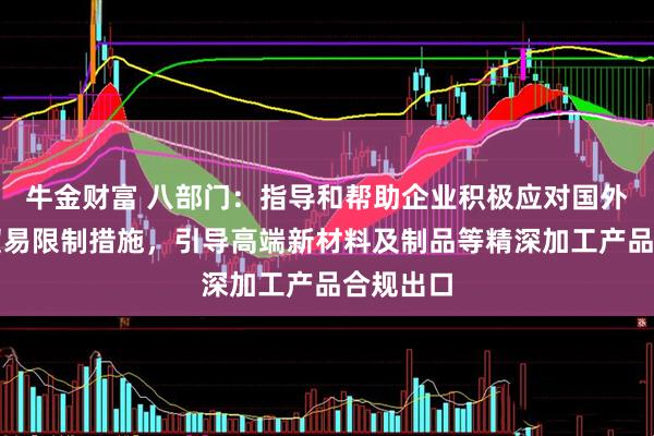牛金财富 八部门：指导和帮助企业积极应对国外不合理贸易限制措施，引导高端新材料及制品等精深加工产品合规出口